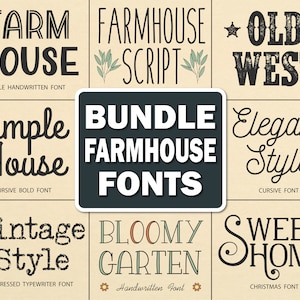 Bauernhaus-Schrift Country-Schrift Home-Schrift Rustikale Schriftart Bauernhaus-Lemonade-Schrift Moderne Bauernhaus-Schrift Weihnachtsbauernhaus-Schrift Cricut Schriftart