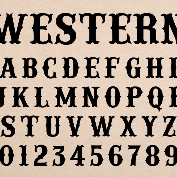 Western Font Wild West Font Old West Font Western Font Styles Cowboy Font Cowgirl Font Old Western Font Western Script Country Font