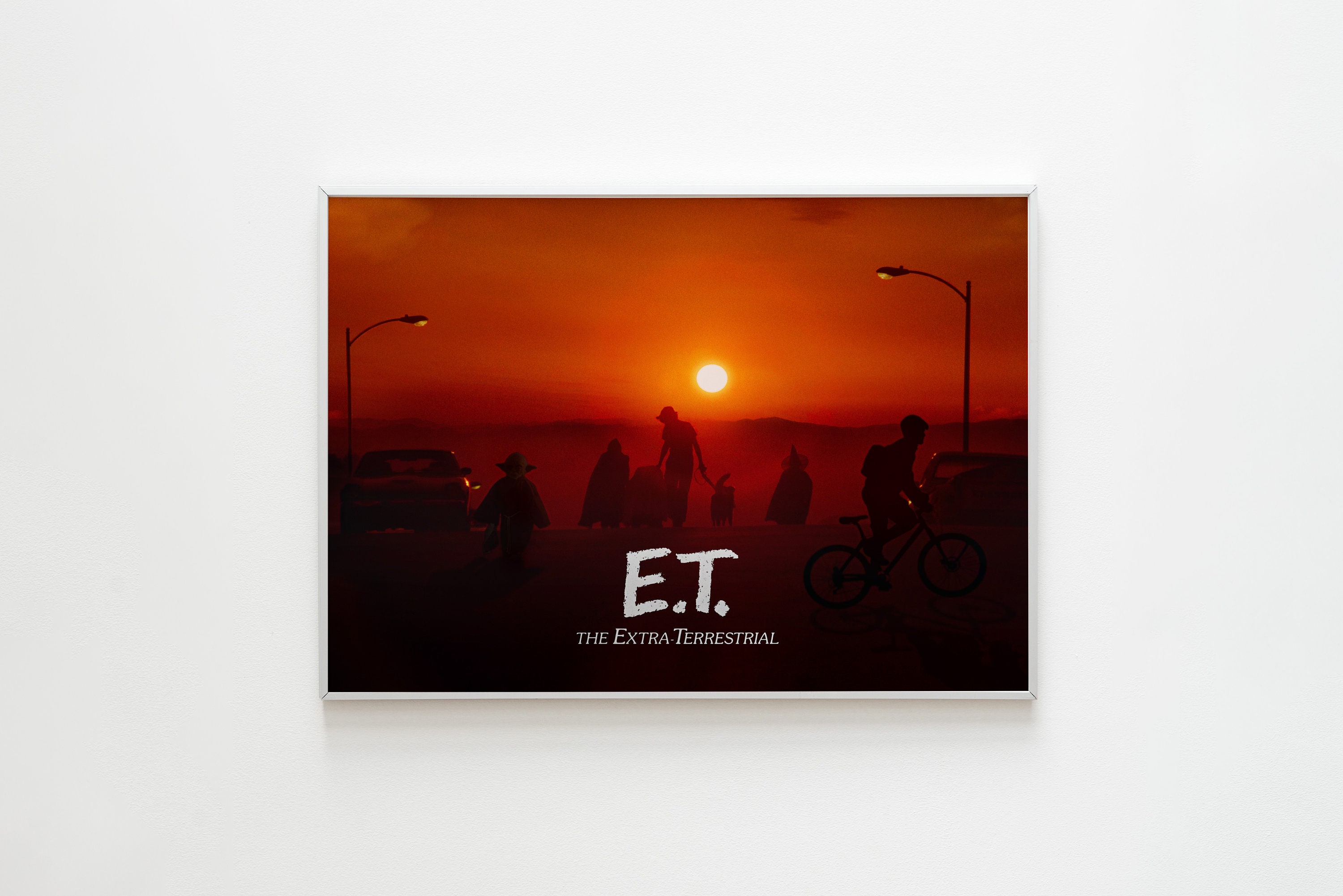 E.T. 'halloween Sunset' Giclée Art Print, High Quality Print, Modern