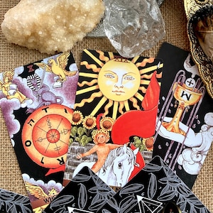 Rider Waite tarotdeck, vintage tarotdeck, antieke tarotkaarten, tarotkaarten 78 kaarten, tarot voor beginners, GRATIS tarottas