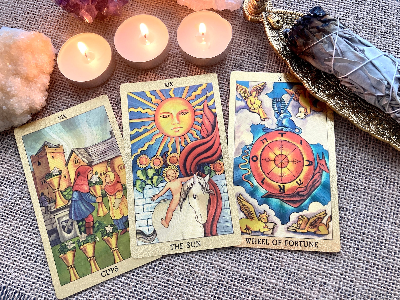 Rider Waite Tarot Deck, Vintage Tarot Deck, Antique Tarot Cards, Tarot ...