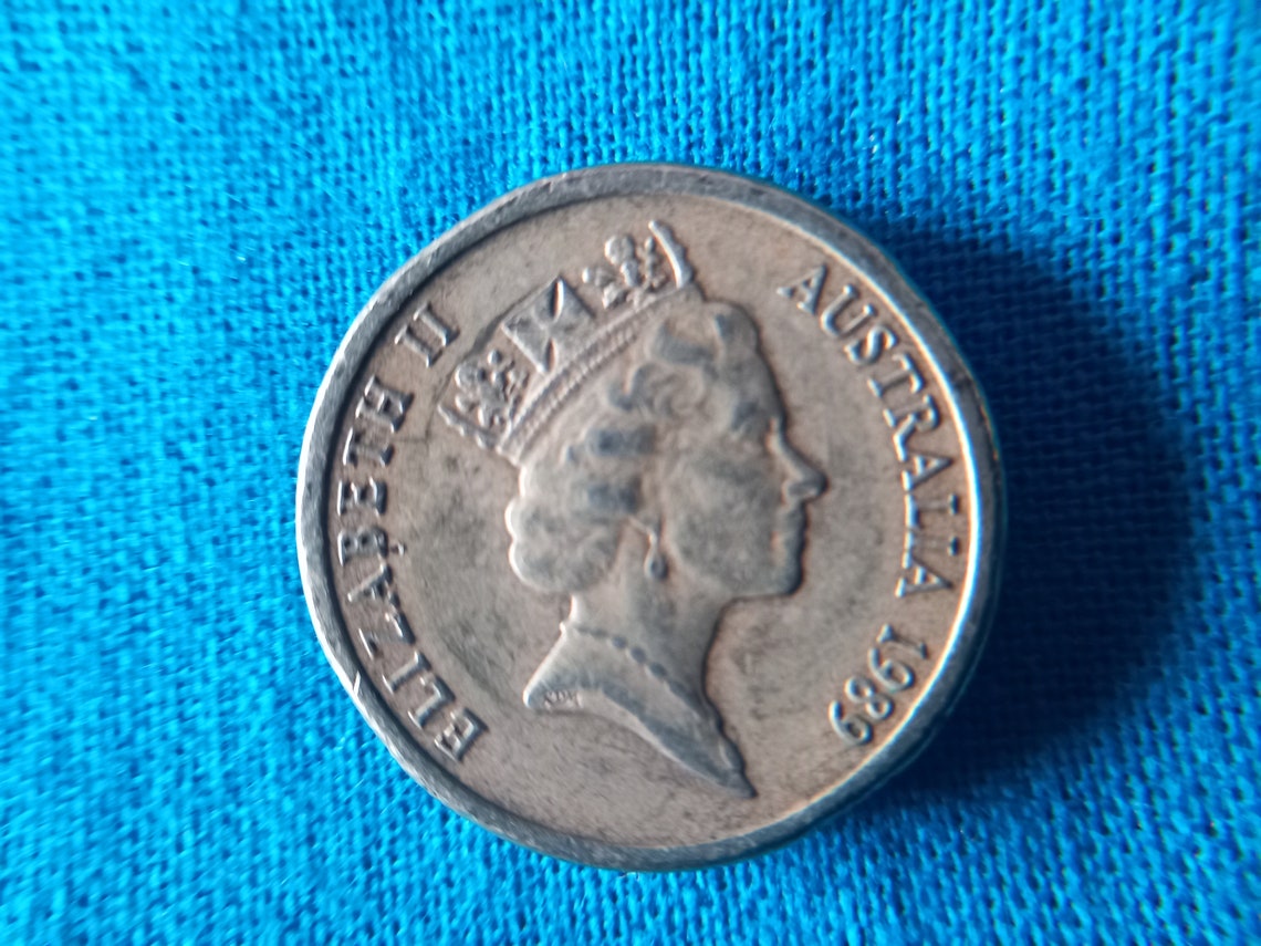 Rare 2 Dollar Coin Australian 1989 HH Initials Etsy Australia