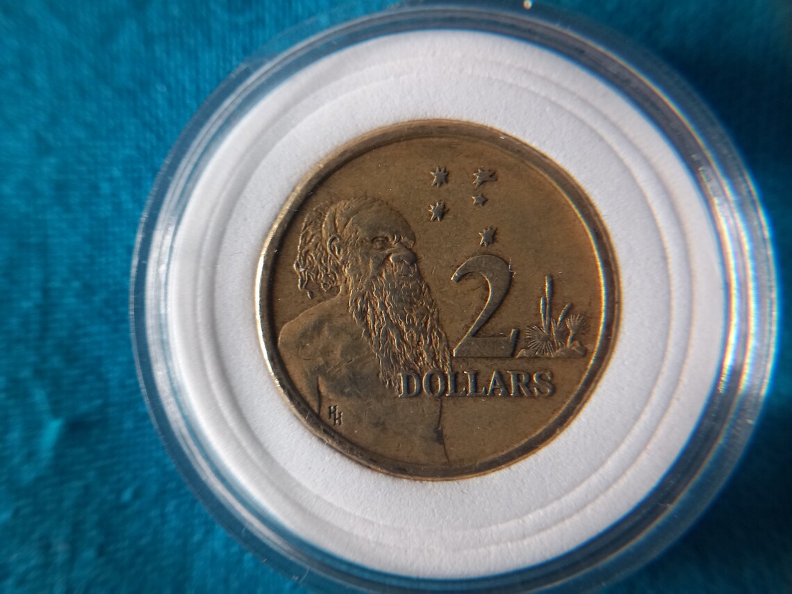 Rare 2 Dollar Coin Australian 1989 HH Initials Etsy Australia
