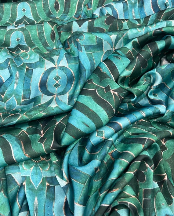 Luxury Silky Satin Fabric Designer Fabric by the Yard Soft 