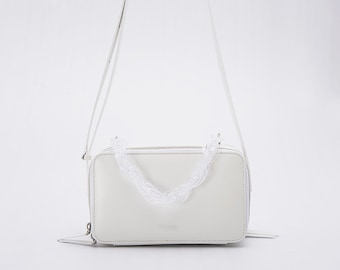 TSUKI Cuboid Bag_White