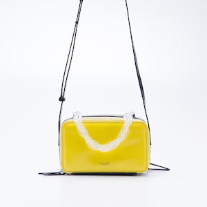 TSUKI Cuboid Bag_Lemon yellow