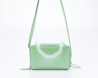 TSUKI Cuboid Bag_Green