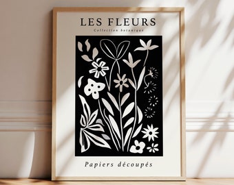 Matisse Flower Print: Abstract Botanical Illustration (Digital Download)