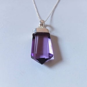 Amethyst Pendant, Handmade Pendant, Silver Pendant, Designer Pendant, Boho Pendant, 925 Sterling Silver Pendant, Gift Pendant