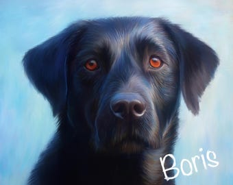 Pet Portrait: Custom Digital Art Commission
