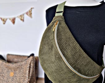 Last Minute Geschenke Bauchtasche Cord XL