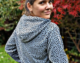 Hoodie  Damen cropped Leo