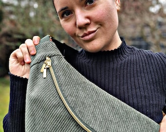 Bauchtasche Cord XXL