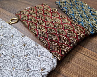 Last Minute Geschenke Täschchen Gobelin Glitzer