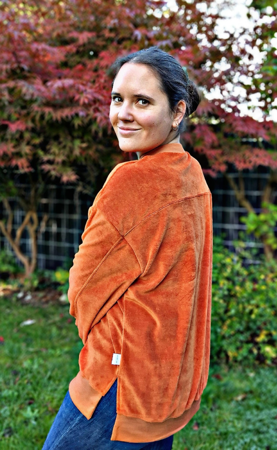 Damen Oversize Pullover Pullover Damen Rot Lang Kuschelpullover