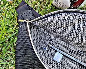 Last Minute Geschenke Bauchtasche Wildleder XL