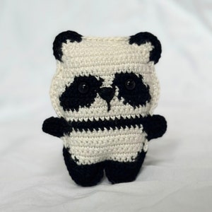 Scandi crochet woodland animals. Children’s teddy plushie  - Panda