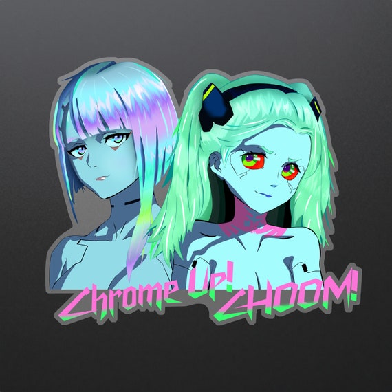 Cyberpunk Edgerunners Rebecca Anime Girl Sticker Vinyl Decal Phone