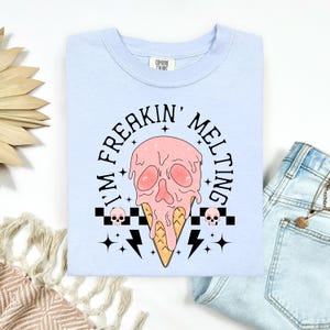 I’m Freakin’ Melting Skeleton Ice Cream Tee