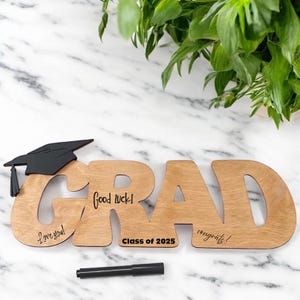 Graduation 2025 Signature Board | Graduation Party | Graduation Centerpiece | Graduation Keepsake | Graduation Party Guestbook