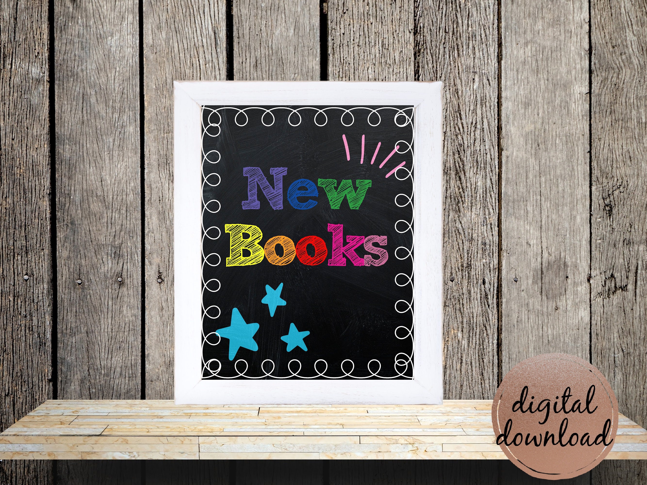 Chalkboard Sign Bundle for School or Classroom Library | Library ...