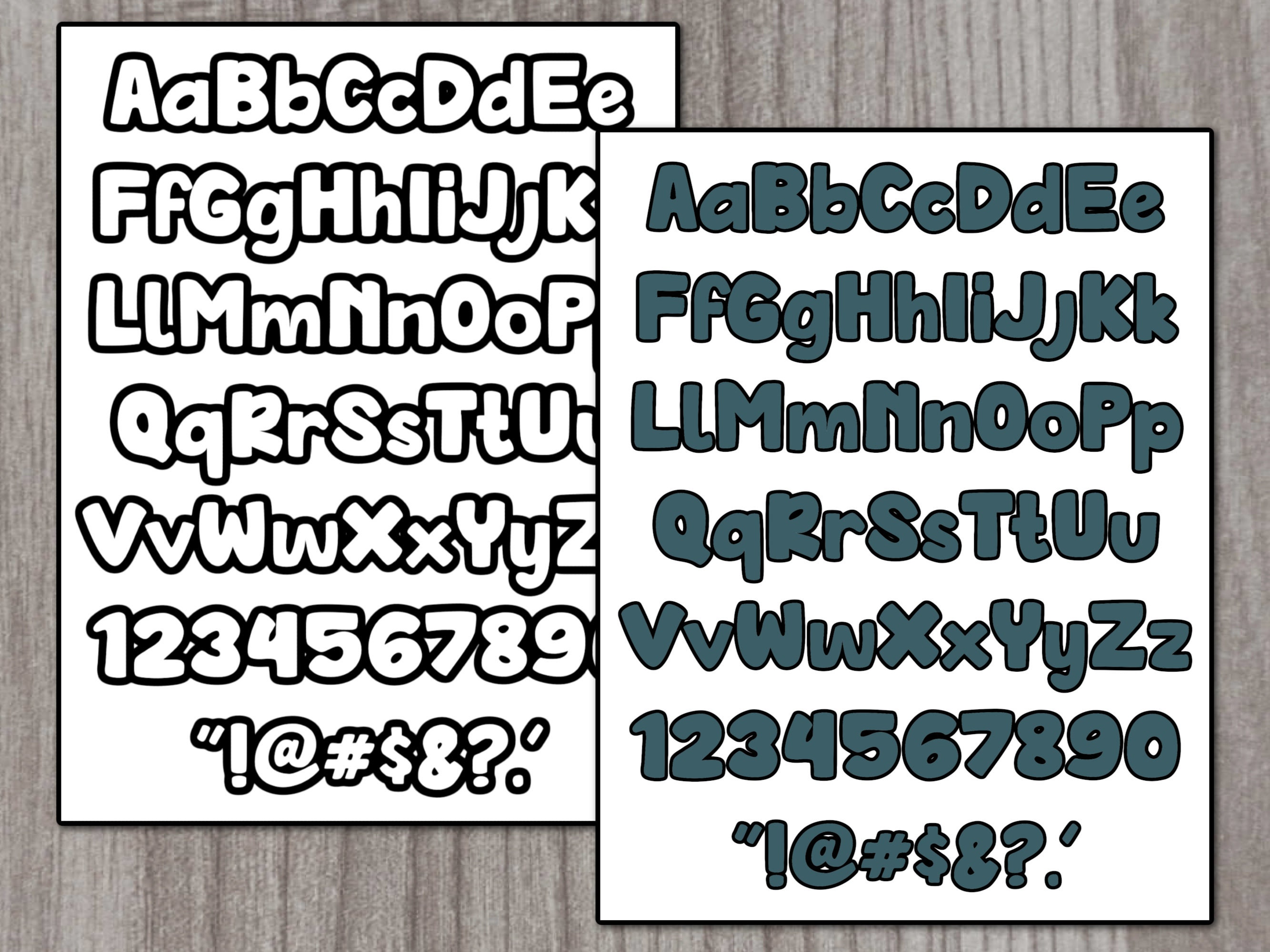 5 Inch Printable Letters and Numbers for Bulletin Boards | Print and ...