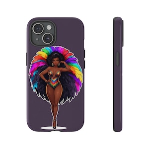 Showgirl Pinup Tough Handyhülle, Sexy Pinup, Iphone 15 Samsung S24, Schutzhülle Handy, Sexy Phone Case
