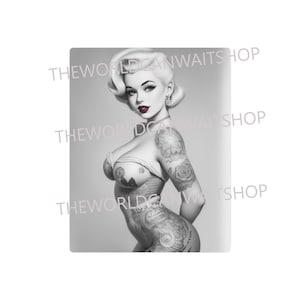 Vintage Pin Up Style Metal Art Sign, Retro Decor, Aluminum Sign