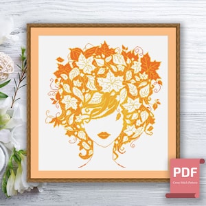 Autumn Cross Stitch Pattern | Seasons Cross Stitch Pattern | Autumn Patterns | Four Seasons Cross Stitch Pattern | Download PDF #ssn173