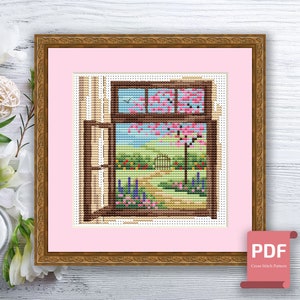 Set of 4 Seasons Cross Stitch Pattern | Autumn Cross Stitch | Summer ...