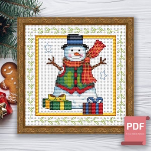 Christmas Ornament Cross Stitch Pattern | Merry Christmas Cross Stitch | Holiday Cross Stitch | Christmas Pattern | Download PDF #chr009