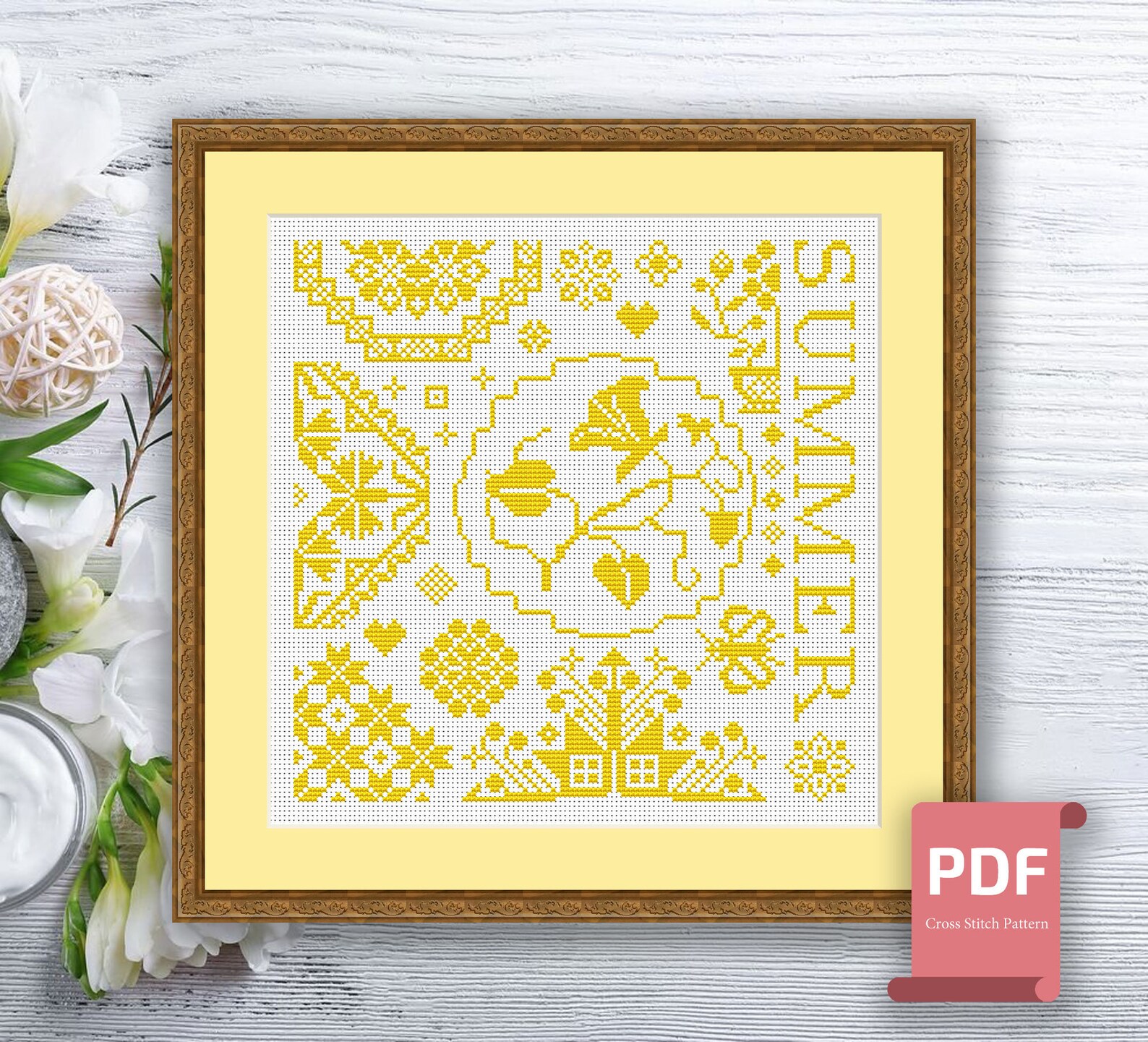 Summer Cross Stitch Pattern Seasons Cross Stitch Pattern - Etsy
