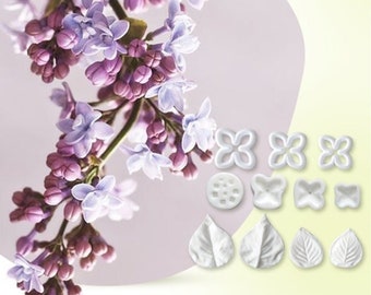 Blumen Silikonform für Polymer/Resin/Fondant, Silikonform, Blumenform, torten dekorieren