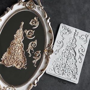 Stechpalme, Schneeflocke, Weihnachtsbaum, Blatt, Relief Silikonform, Polymer Clay Form, Fondant Form, Kerzenform, Wohndekor, Seifenherstellung