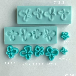 Hydrangeas Silicone Veiner, Flower Press, Petal Silicone Mold, Polymer Clay, Fondant, Clay Flower, Garden, home decor, Texture