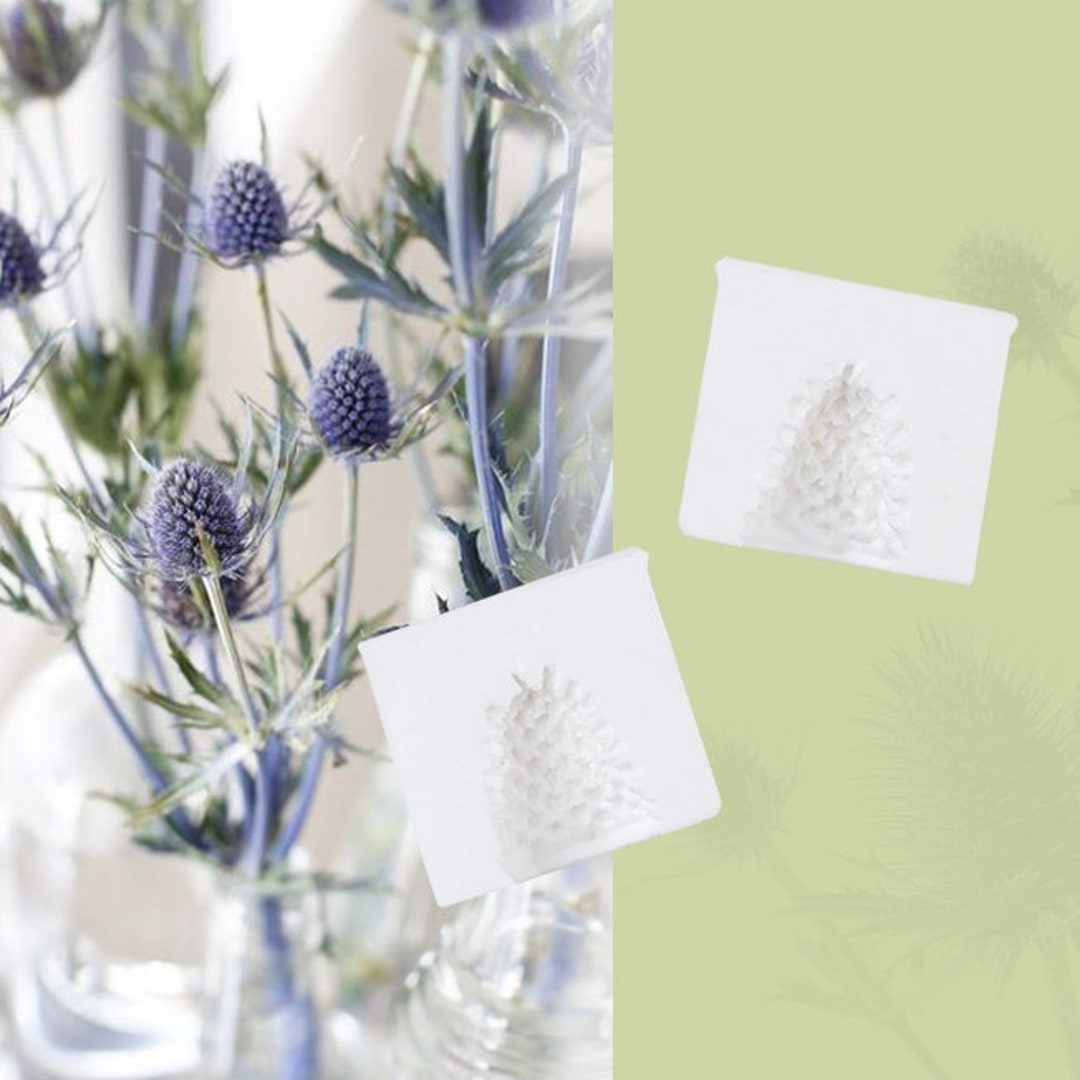 Eryngium Sea Holly Polymer Clay Mold Fondant Mold Candle Etsy
