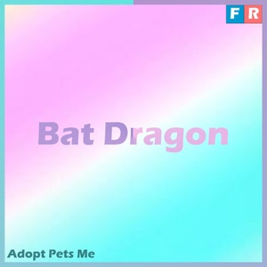 Adopt Me Pets Figures Shadow Dragonfrost Dragonbat 