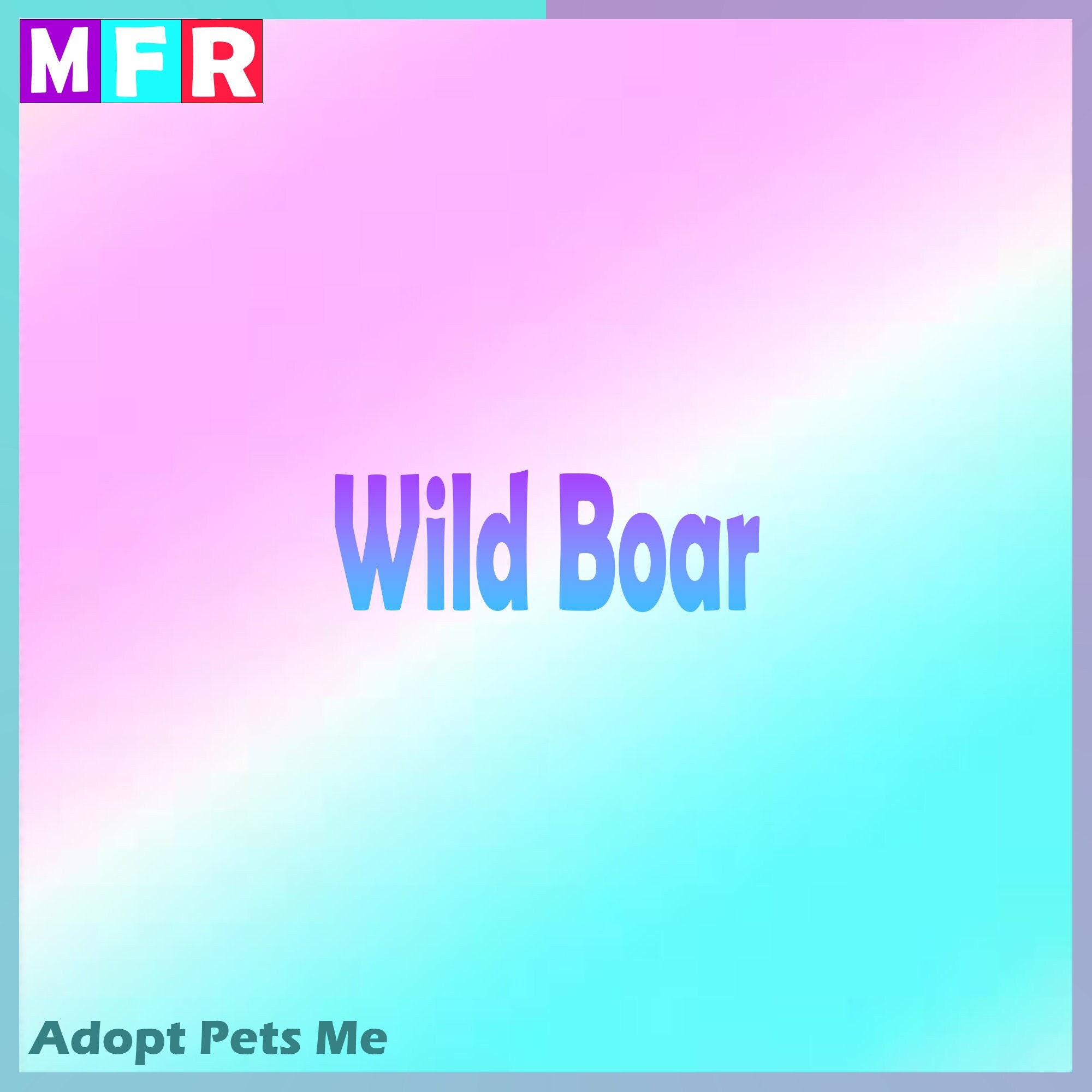 Wild Boar, Trade Roblox Adopt Me Items