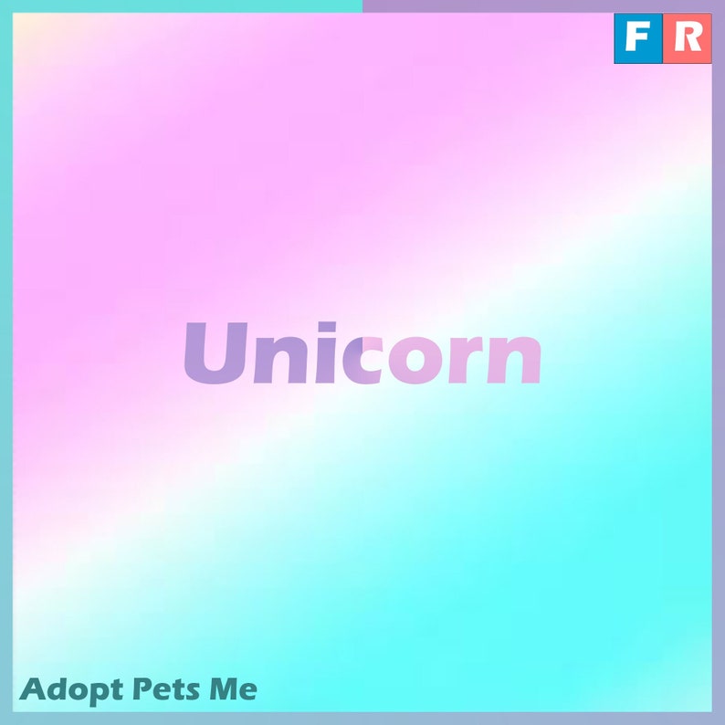 Frost Unicorn Pet (Fly Ride) - Adopt A Virtual Pet, Fast & Cheap Delivery For Gaming