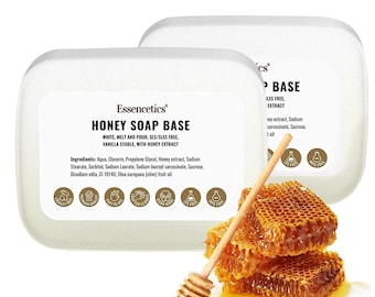 Base de jabón Essencetics Honey para fundir y verter - Sin SLS, 2.27 kg (5 lb)