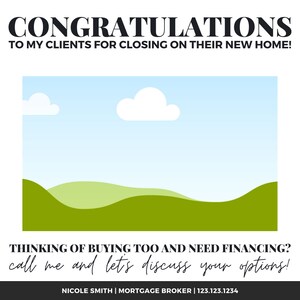 100 Mortgage Social Media Templates Digital Download Etsy