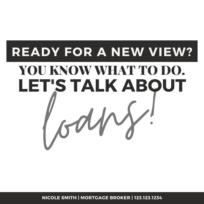 100 Mortgage Social Media Templates Digital Download Etsy