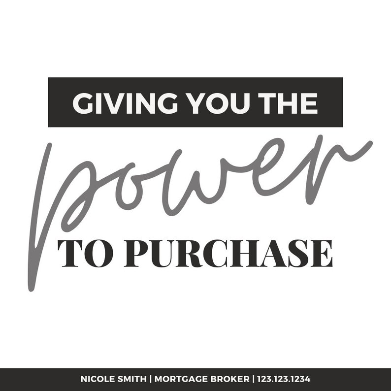 100 Mortgage Social Media Templates Digital Download Etsy