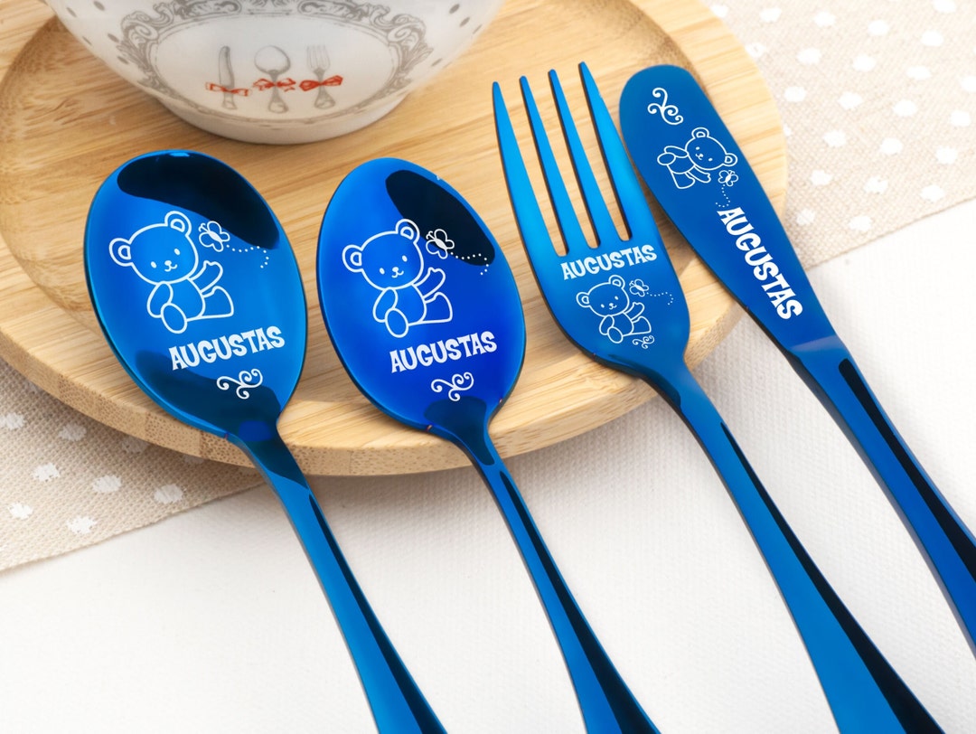 Custom Baby Gift 1 Year Old Personalized Kids Cutlery With Etsy