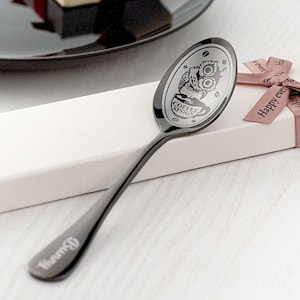Coffee lover - custom coffee spoon with engraved name gift for friends personalized gift personalized teaspoon Fathers day gifts