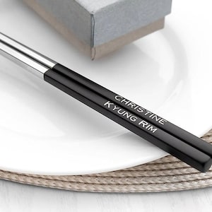 Chopsticks custom laser with engraving name custom chopsticks with your message personalized chopsticks best for asian food Graduation gifts