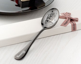 Coffee lover - custom coffee spoon with engraved name gift for friends personalized gift personalized teaspoon Fathers day gifts