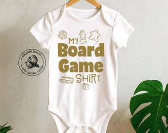My Board Game Shirt Onesie® - Chemise pour tout-petit 20 faces en forme de dés - 1561