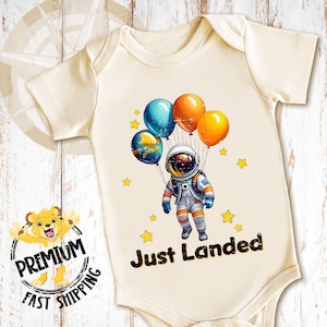 Just Landed Bear Astronaut Onesie®, Announcement Onesie®, Just Landed Onesie®, Astronaut Onesie®, Space Onesie®, Bear Astronaut Onesie®,2053