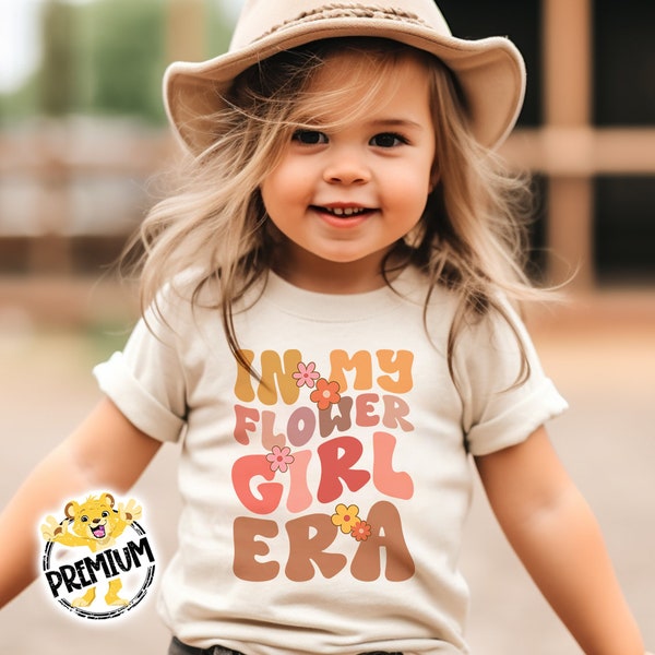 In My Flower Girl Era Shirt, Flower Girl Toddler Shirt, Wedding Kids Shirt, Bridal Party Kids Shirt, Flower Girl Era Youth Shirt, N1564